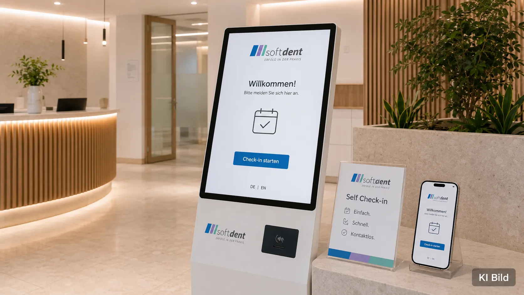Softdent im Einsatz in einer modernen Zahnarztpraxis